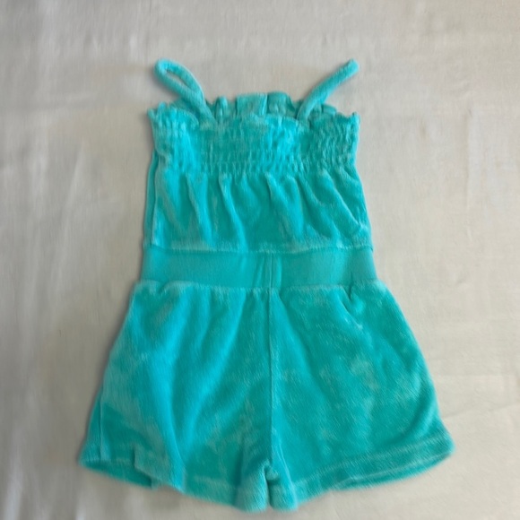 GAP Blue Terry Cloth Romper with Elastic Waist - Picture 4 of 4